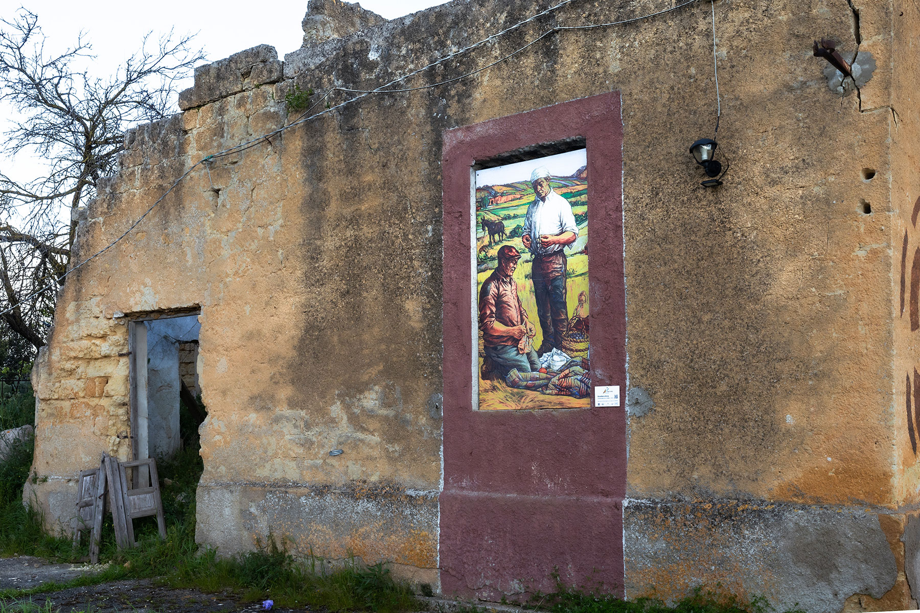 Interni delle case abbandonate di Montevago - Salvo La Fata